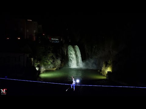Cascata Isola del Liri Andrea Loreni il Funambolo 4K - Video Drone