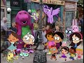 Barney And His Special Friends Walking Around The Block