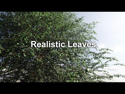 Creating double sided leaves in Blender Video