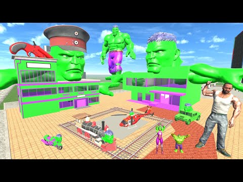 Franklin Change House To Hulk House In Indian Bike Driving 3d