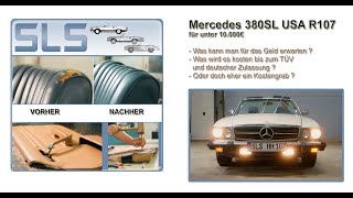 Mercedes SL R107 380SL: Boczek drzwi i fotel u tapicera — wykonanie (cz. 2)