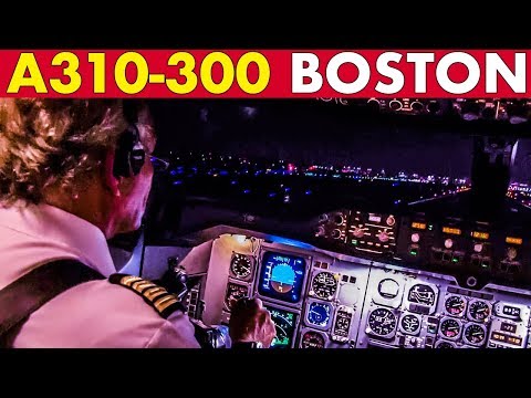 Piloting AIRBUS A310 out of Boston (2013)