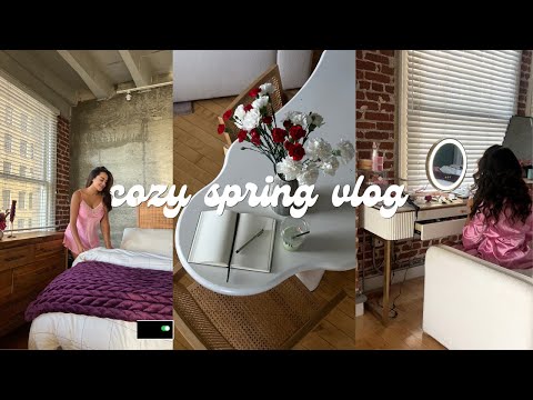 Cozy Morning Vlog - New Hair/Makeup Routines + ZARA & SEPHORA HAUL