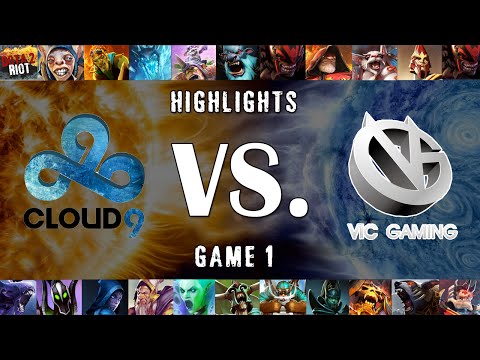 Dota 2 Tournament | Cloud9 VS Vici Gaming - Game 1 Highlights | The International Tournament Dota 2
