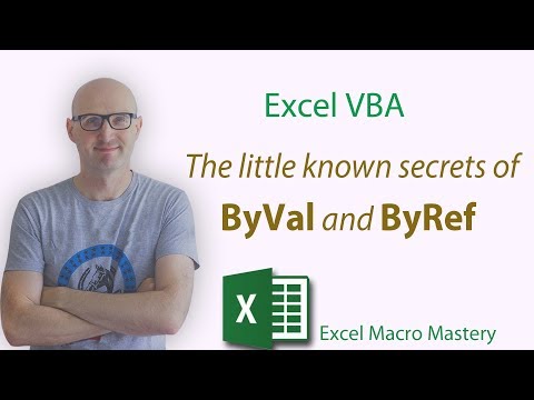 Excel VBA: The Little-known secrets of ByVal and ByRef