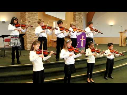 Suzuki Graduation Recital 2013 -- Violin Twinkle Award -- Twinkle, Twinkle, Little Star w variations