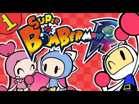 Let's Play Super Bomberman R Part 1 | Blind Gameplay |  Multiplayer Co-Op Story Mode World 1 |