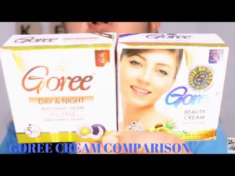 Goree Beauty Cream vs. Goree Day & Night Cream/Comparison Review