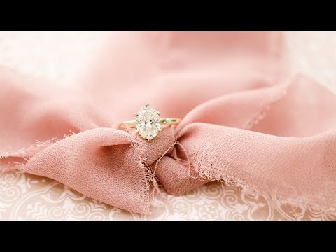 1.75 ct Oval Lab Diamond Six Prong Solitaire Engagement Ring in 18k Yellow Gold | Ada Diamonds