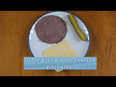Roast Beef & Mozzarella Roll-Ups