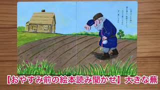 【おやすみ前の絵本読み聞かせ】大きな蕪