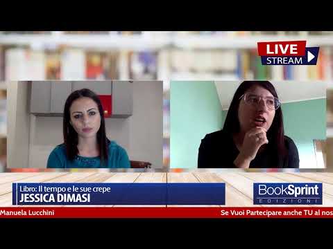 Jessica Dimasi presenta in diretta il suo libro "Il tempo e le sue crepe"