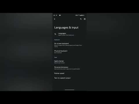 How to change keyboard language in Moto g60, Moto g60