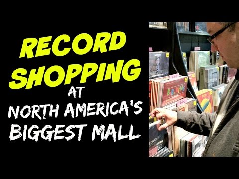 SHOPPING FOR RECORDS at North America's largest mall | West Edmonton Mall (Vinyl Community)