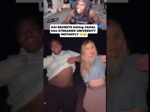 KAI REGRETS LETTING JAMAL INTO STREAMER UNIVERSITY INSTANTLY 😭 #kai #ishowspeed #streamer #funny