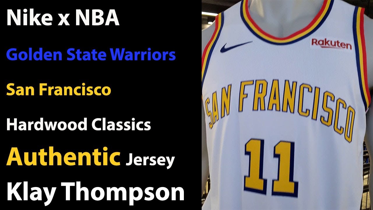 Nike Golden State Warriors Authentic San Francisco Jersey