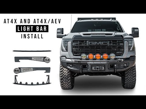 GMC AT4X and AT4X/AEV Light Bar Install by Westcott Designs (GMC Sierra 2500,3500)