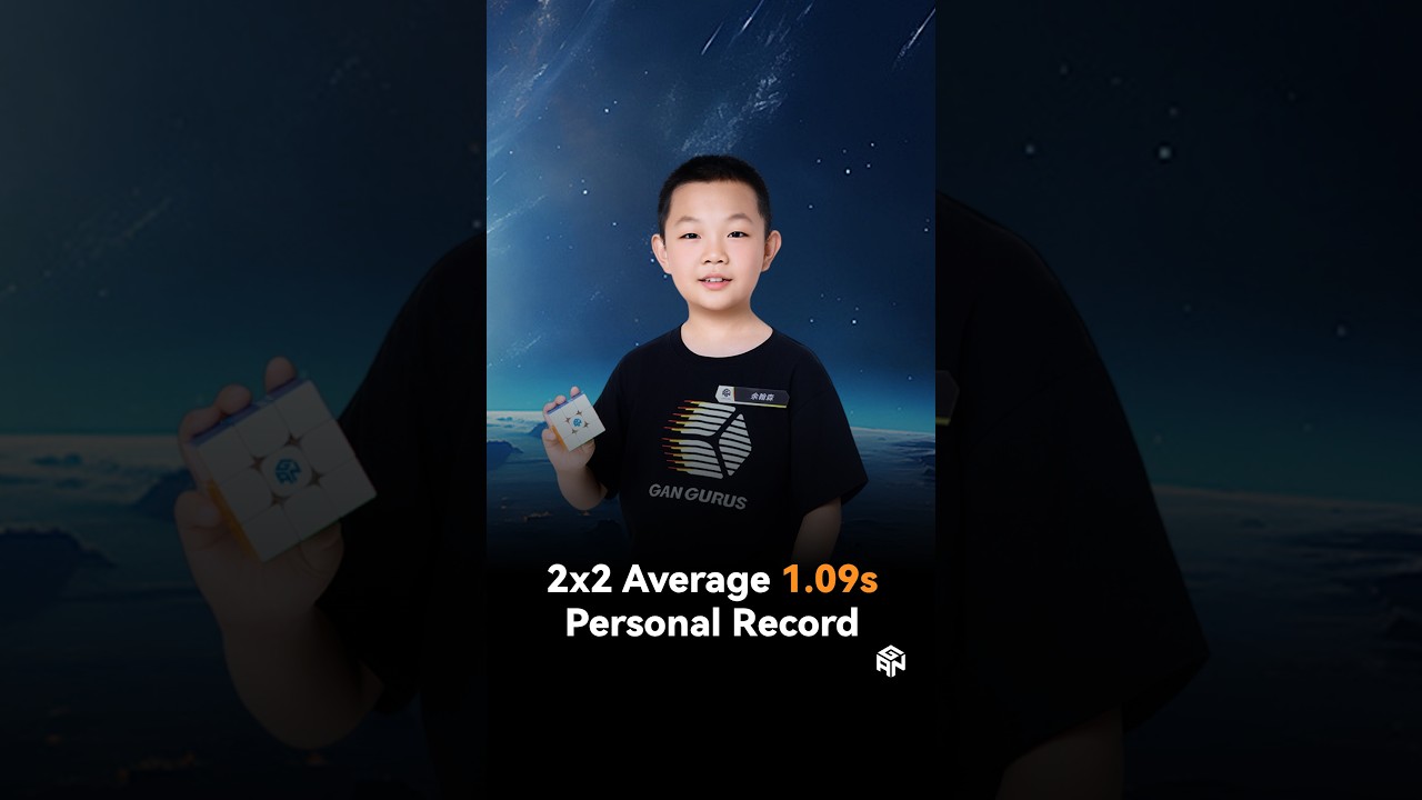 GANCUBE - 2x2 Average PR 1.09s | Hansen Yu
