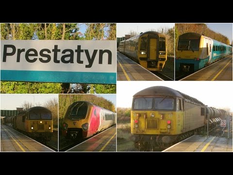 Half an Hour at (207) - Prestatyn Station 24.11.2016 - Class 56 158 175 221 RHTT