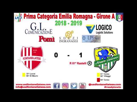 Fontanellatese Vs Alsenese - Highlights Campionato Prima Categoria 07/04/2019