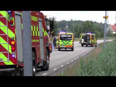 Pojke skadad i våldsam mopedkrock
