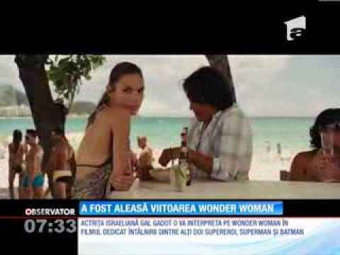 Miss Israel, Gal Gadot, a fost aleasa viitoarea Wonder Woman