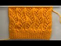 Beautiful Lace Stitch Knitting Pattern For Sweater/Cardigan/Shawl