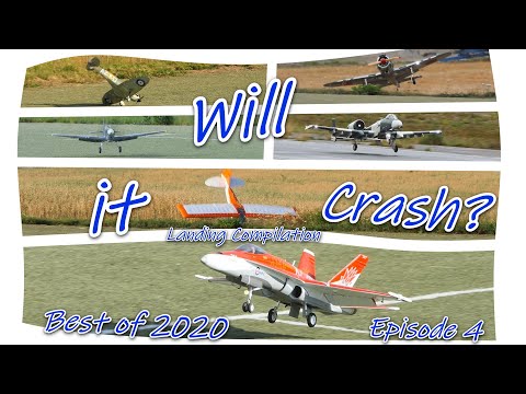 Will it Crash? | RC Plane Landing Compilation | Episode 4 😆💸😢