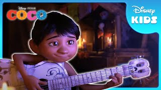 🎸 Miguel's Secret Talent | Coco | Disney Kids