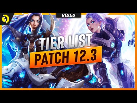 TIER LIST PATCH 12.3 (os MAIS ROUBADOS para SUBIR de ELO) - LOL