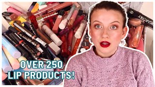 HUGE LIP COLLECTION AND DECLUTTER APRIL 2024