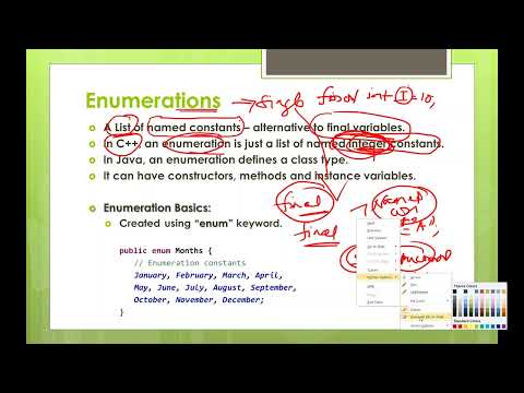 Core Java Training Enumerations