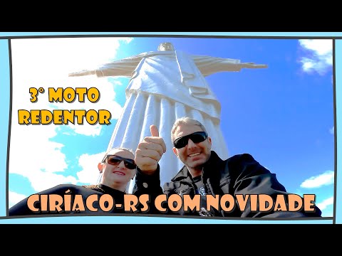 3° MOTO REDENTOR, PASSEIO POR CIRÍACO-RS COM NOVIDADE