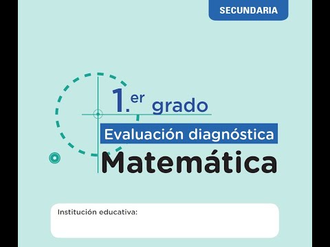 MATHEMATICS DIAGNOSTIC EVALUATION: 1ST YEAR OF SECONDARY SCHOOL 2025