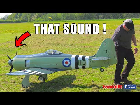THAT SOUND !!! HAWKER SEA FURY NAVAL FIGHTER BOMBER | MOKI RADIAL ENGINE