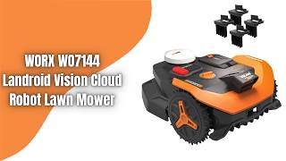 WORX WO7144 Landroid Vision Cloud Robot Lawn Mower Review | Wire-Free AI Mowing for 1/4 Acre!
