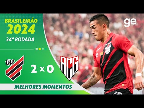 Gols e lances de Athletico Paranaense x Atlético-GO