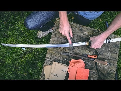 YouTube video about: How to clean a katana with household items?