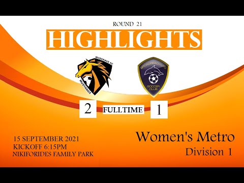 2021 Women's Metro Div 1 Highlights Rd 21 vs Broadbeach 15 9 2021