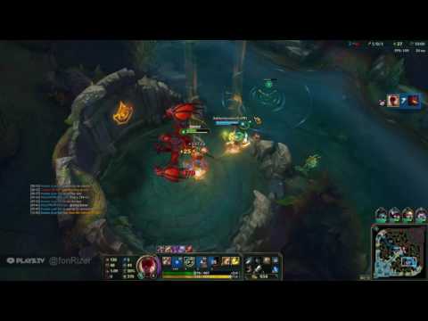fonRizer's Lee Sin Jungle Gameplay - Lee Sin vs Gragas Season 7.12
