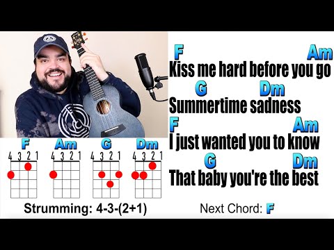SUMMERTIME SADNESS - Lana Del Rey (Ukulele Play Along with Chords and Lyrics)