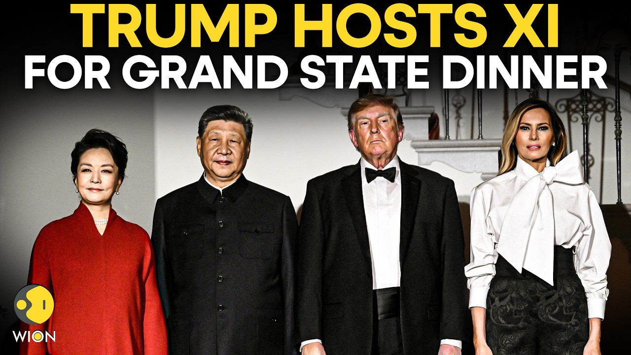 Trump-Xi Summit LIVE: Trump Welcomes Xi At White House For High-Stakes State Dinner | WION