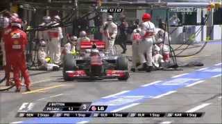 2.31 SECONDS Jenson Button - McLaren Mercedes Pit Stop World Record HD
