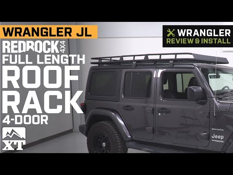 Jeep Wrangler JL 4-Door RedRock 4x4 Full Length Roof Rack Review & Install
