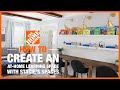 how to create an at home learning space with stacie s spaces the home depot