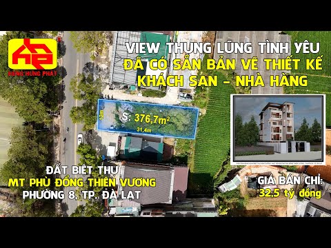 Lô Đất Mặt Tiền Phù Đổng Thiên Vương - Đà Lạt | View Đẹp, giá chỉ: 86,2 triệu/m²