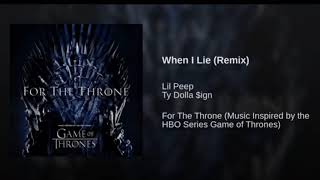 Lil Peep - When I Lie (Remix) ft. Ty Dolla $ign [prod. fish narc]