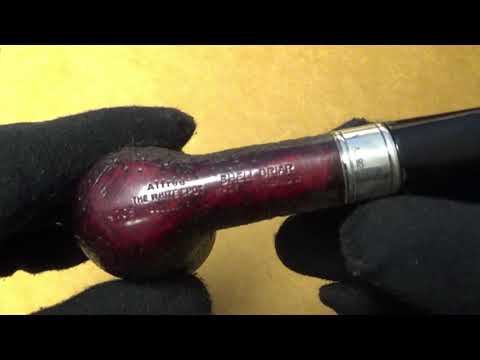 Pipa Dunhill Shell Briar gruppo 4-4105 con vera in argento Hallmarks (2017) (DHSH143)