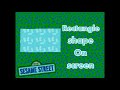 Sesame Street Rectangle On Screen