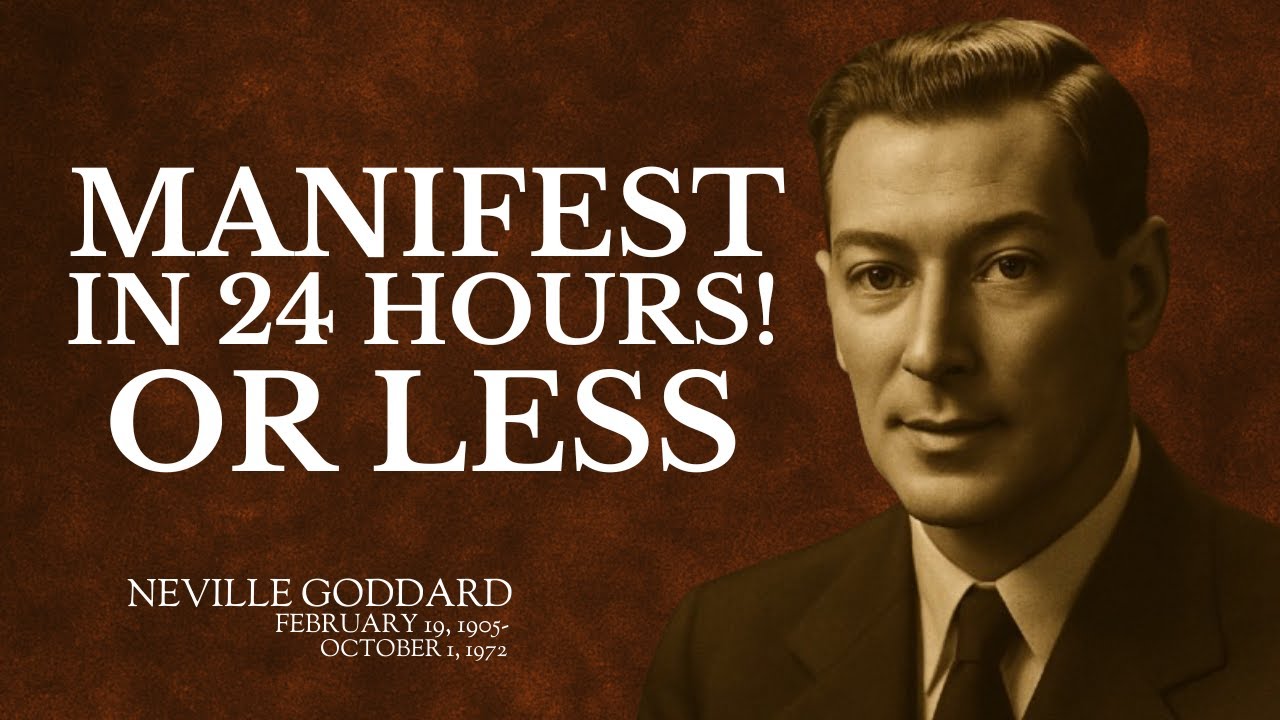 ✨ How to Manifest ANYTHING You Want in 24 HOURS! | Neville Goddard Inspired Speech ✨